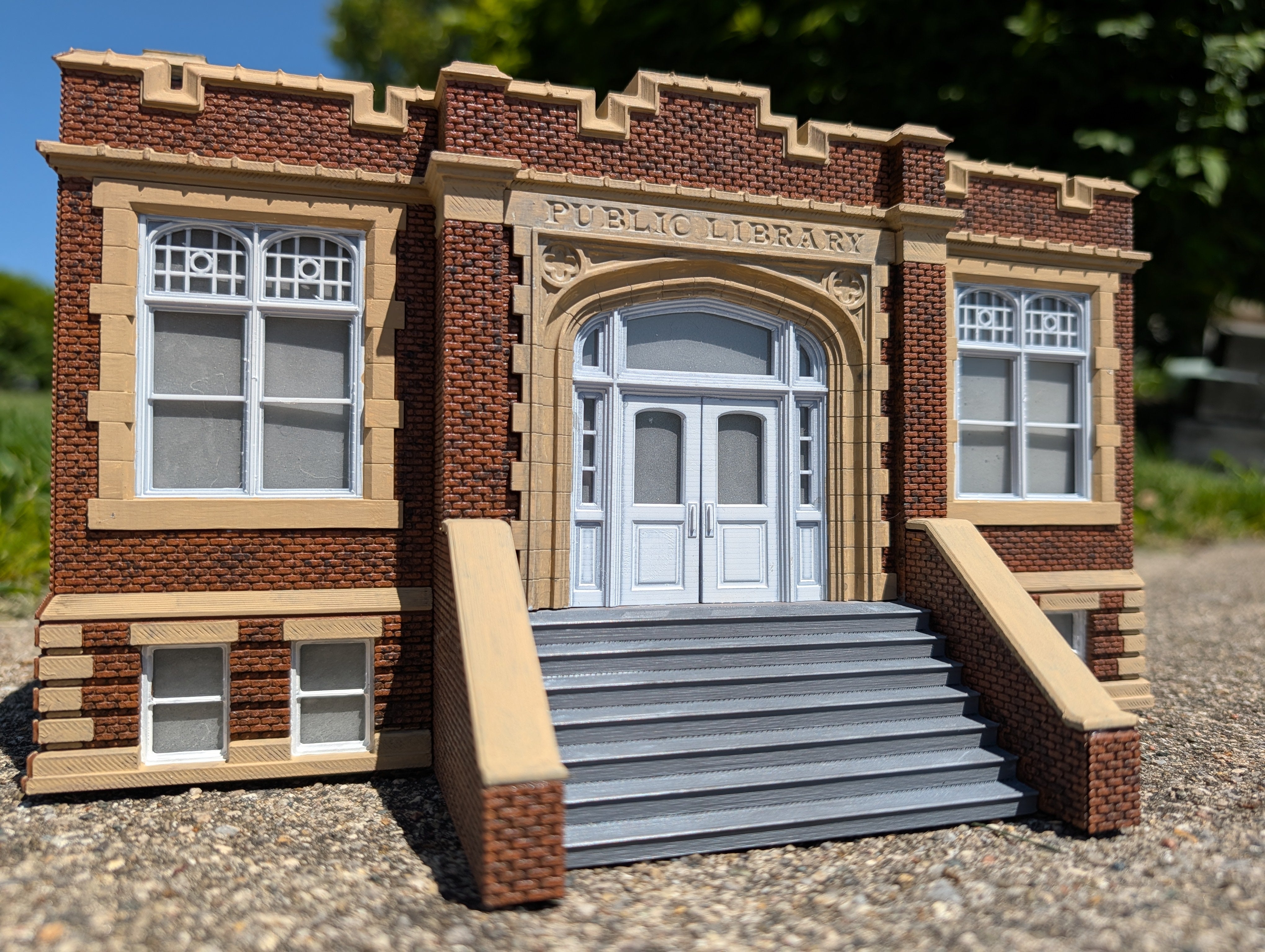 Sedgwick O Scale Models M012 - 012 Public Library Kit