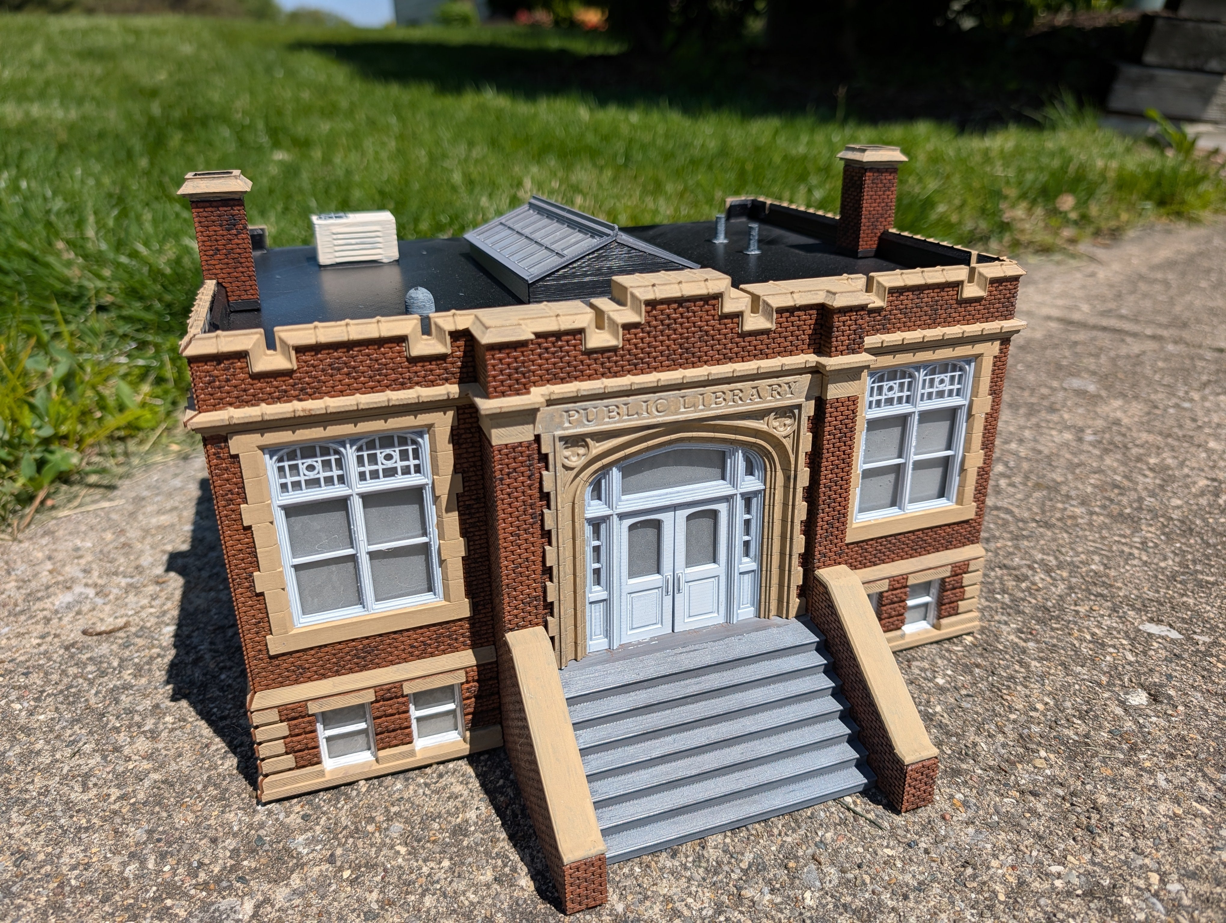 Sedgwick O Scale Models M012 - 012 Public Library Kit