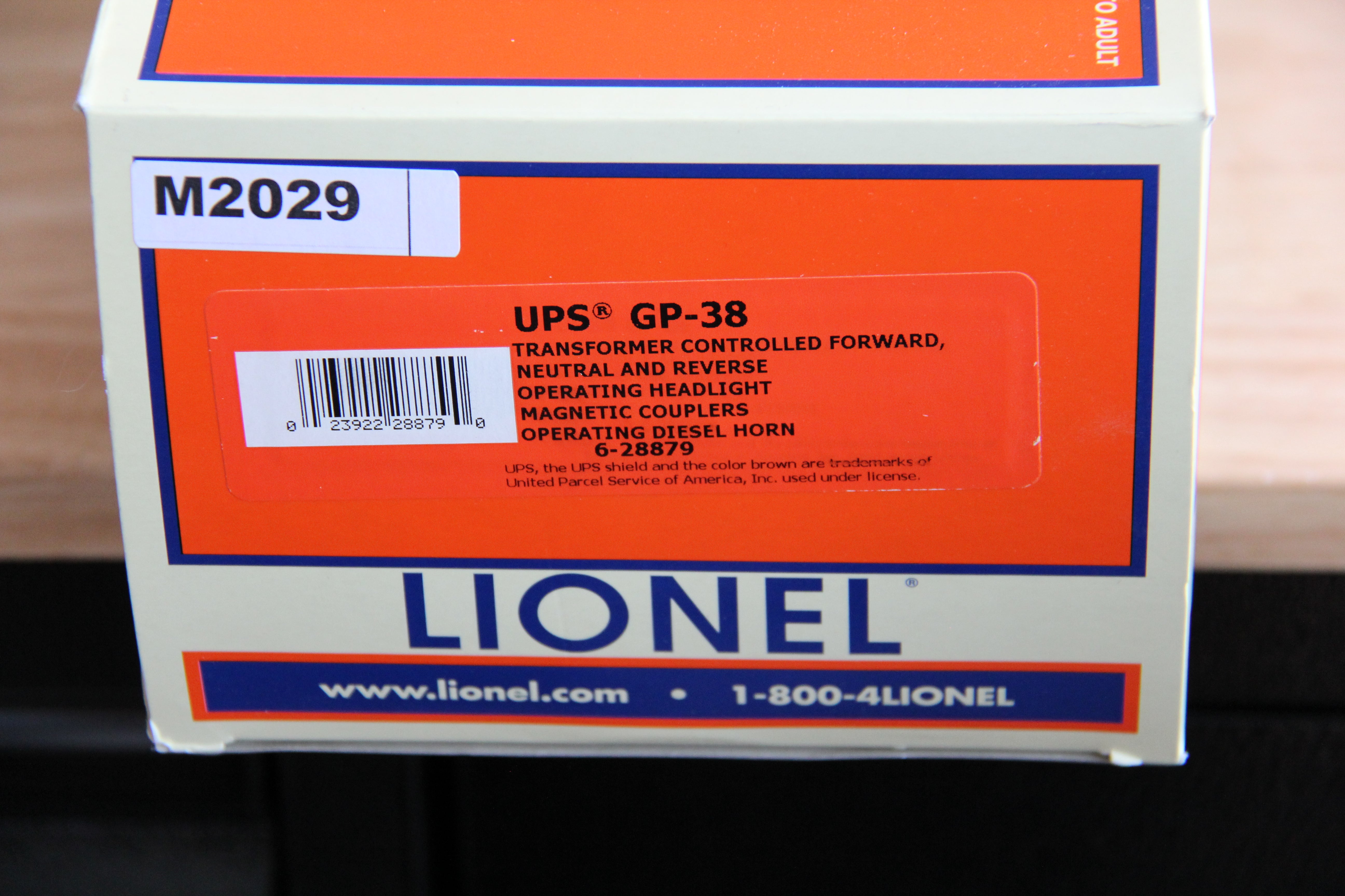 Lionel 6-28879 UPS GP-38-Second hand-M2029