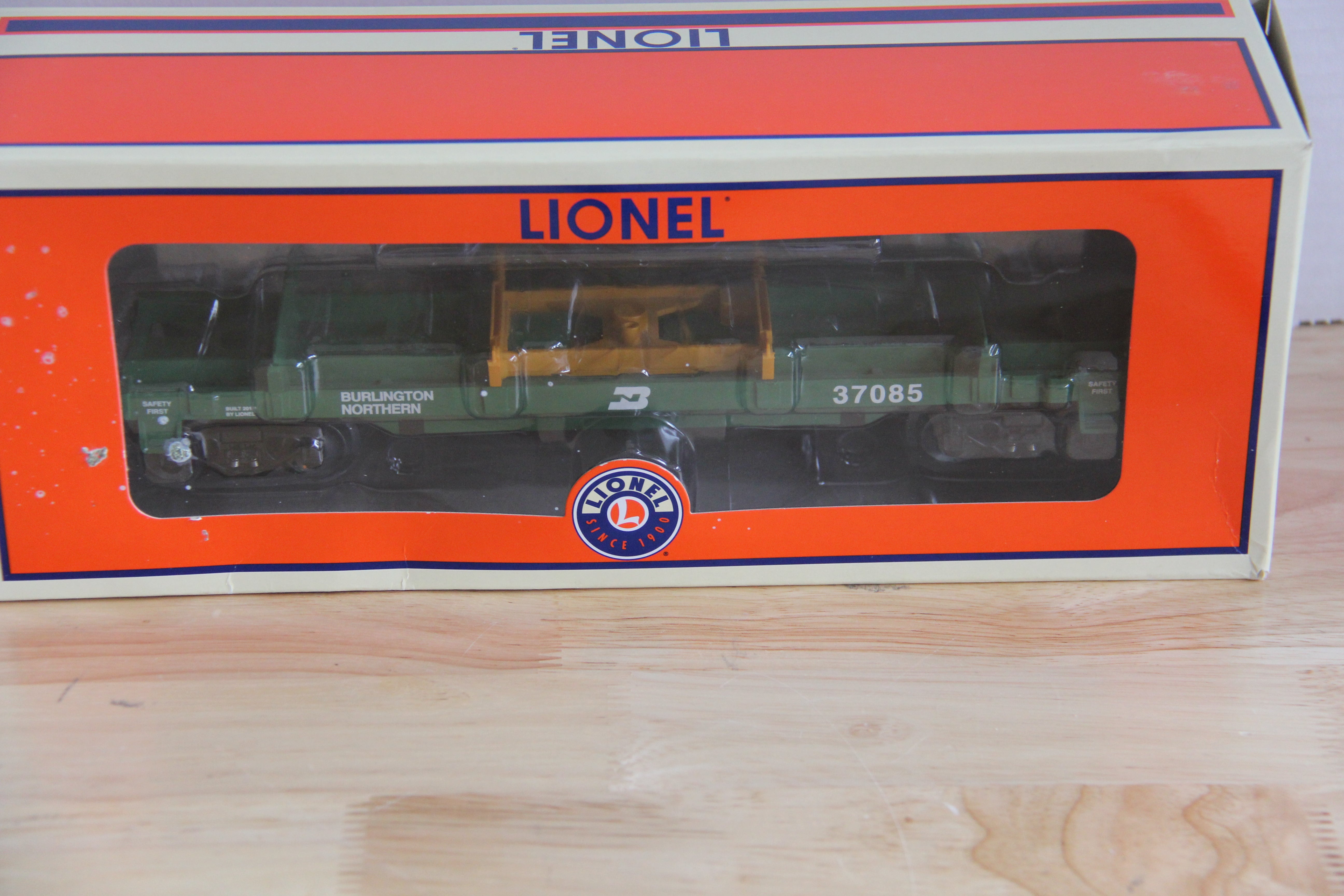 Lionel 6-37085 Burlington Northern Log Dump Car-Second hand-M2157