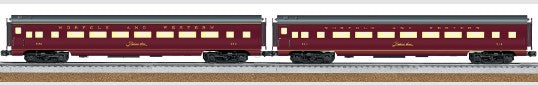 Lionel 6-29187  Norfolk & Western "Powhatan Arrow" 18" Aluminum 2 Pack-Second hand-M3755