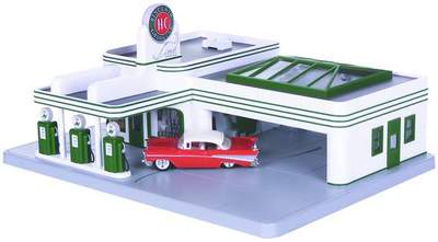 Rail King 30-9101 Sinclair Operating Gas Station-Second hand-M4631