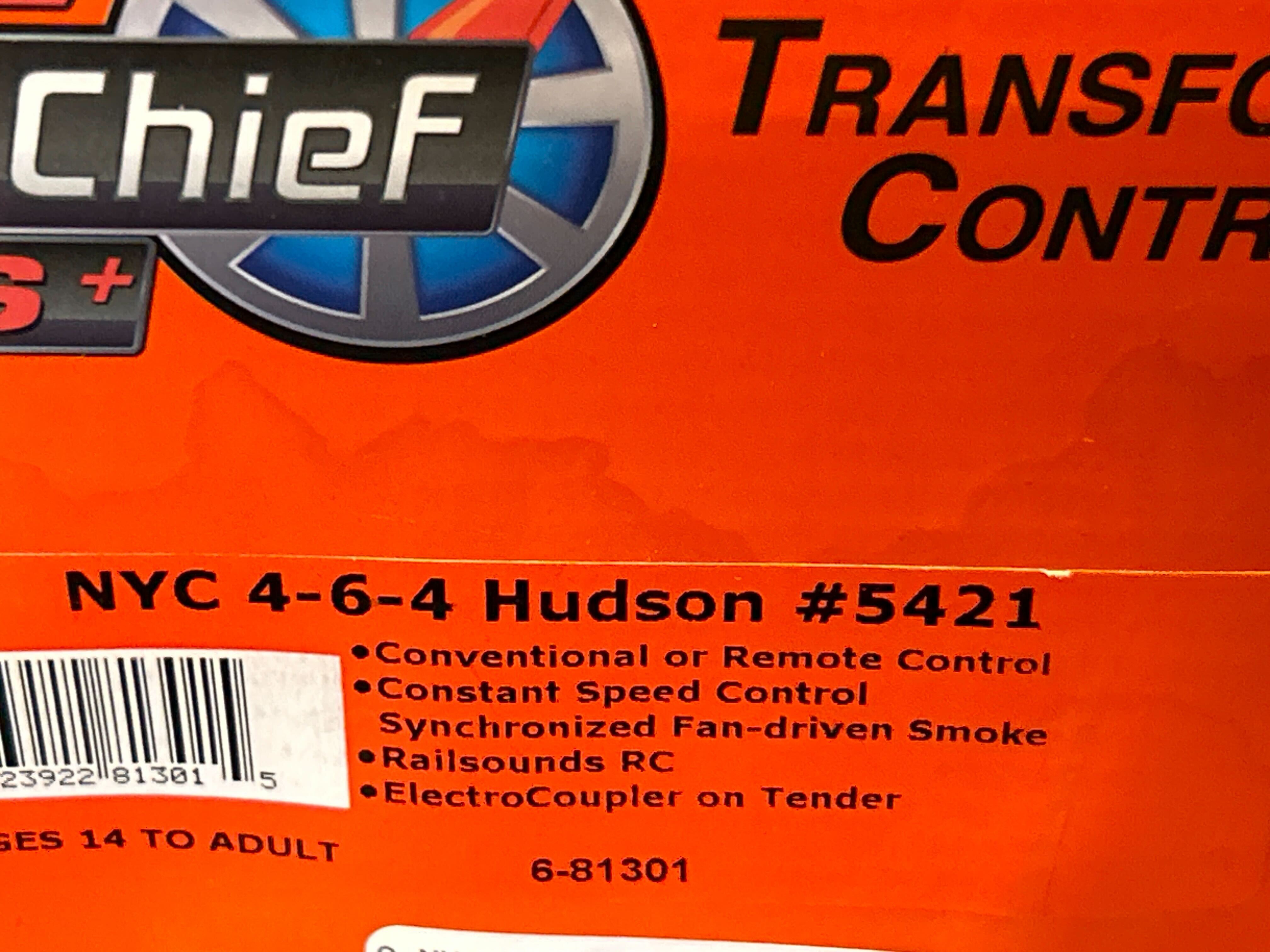 Lionel 6-81301 New York Central LionChief Plus 4-6-4 HUDSON #5421-Second hand-M4660