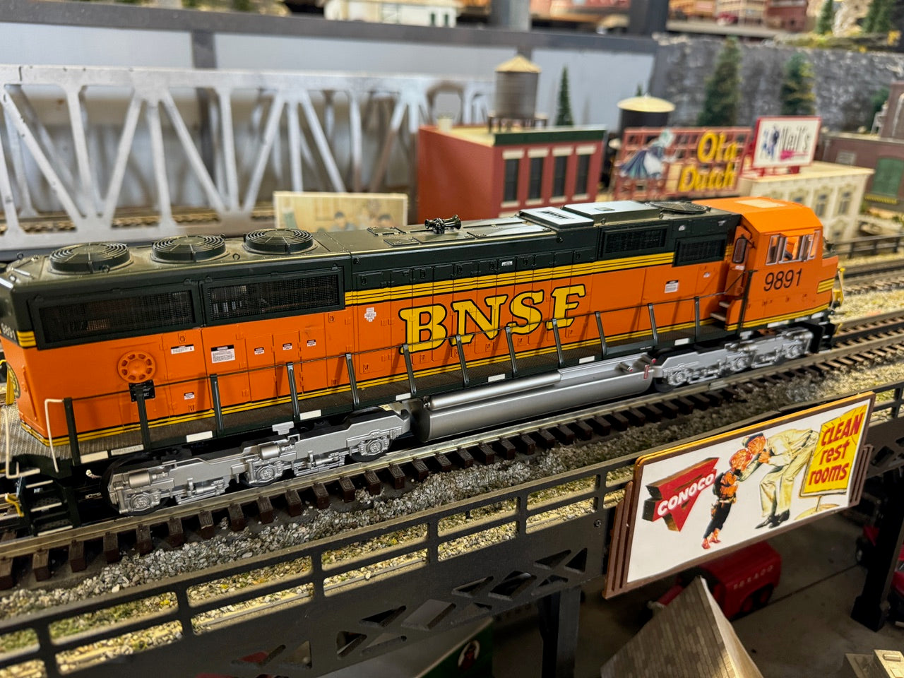 MTH 20-2710-1 BNSF SD70Mac Diesel Engine w/Proto-Sound 2.0-Second hand-M5053