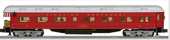 K-Line 6-22226 Ringling Bros Caledonia 18" Heavyweight Private Car #40-Second hand-M5157