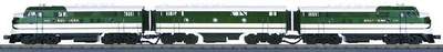 MTH 20-2177-1 Southern F3 ABA Diesel Set-Second hand-M5198