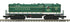 MTH 20-2704-1 Powered & MTH 20-2704-3 Non-Powered Southern GP-9 Diesel Set-Second hand-M5199