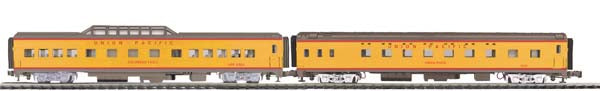 MTH 20-66147 Union Pacific 2-Car 70' Sleeper/Vista Dome Passenger Set (Smooth)-Second hand-M5210