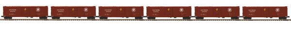 MTH 20-90715 Southern 50' Ps-1 Box Car w/ Pullman Standard Door 6 Car Set-Second hand-M5238