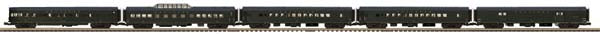 MTH 20-65149 Southern 5 Car 70' Streamlined Passenger Set (Smooth)-Second hand-M5246