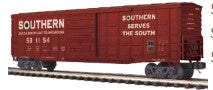 MTH 20-93403 Southern 50' Waffle Box Car-2 Car Set -Second hand-M5303