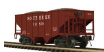 MTH 20-97245 Southern 2-Bay Fish Belly Hopper Car w. Coal Load-2 Car Set-Second hand-M5319