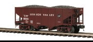 MTH 20-97210 Lehigh Valley #25478- 2-Bay Fish Belly Hopper Car w. Coal Load-Second hand-M5355