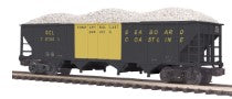 MTH 20-97536 Seaboard 4-Bay Hopper Car w/ Coal-Second hand-M5381