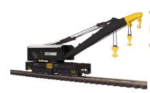 MTH 20-98808 Norfolk Southern Crane Car-Second hand-M5436