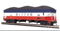 MTH 20-97909 Bessemer & Lake Erie (MTHRR-2019) 4 Bay Hopper Car w/ Coal Load-Second hand-M5522