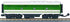 MTH 20-2177-3 Southern F-3 B-Unit Diesel Non Powered-Second hand-M5672