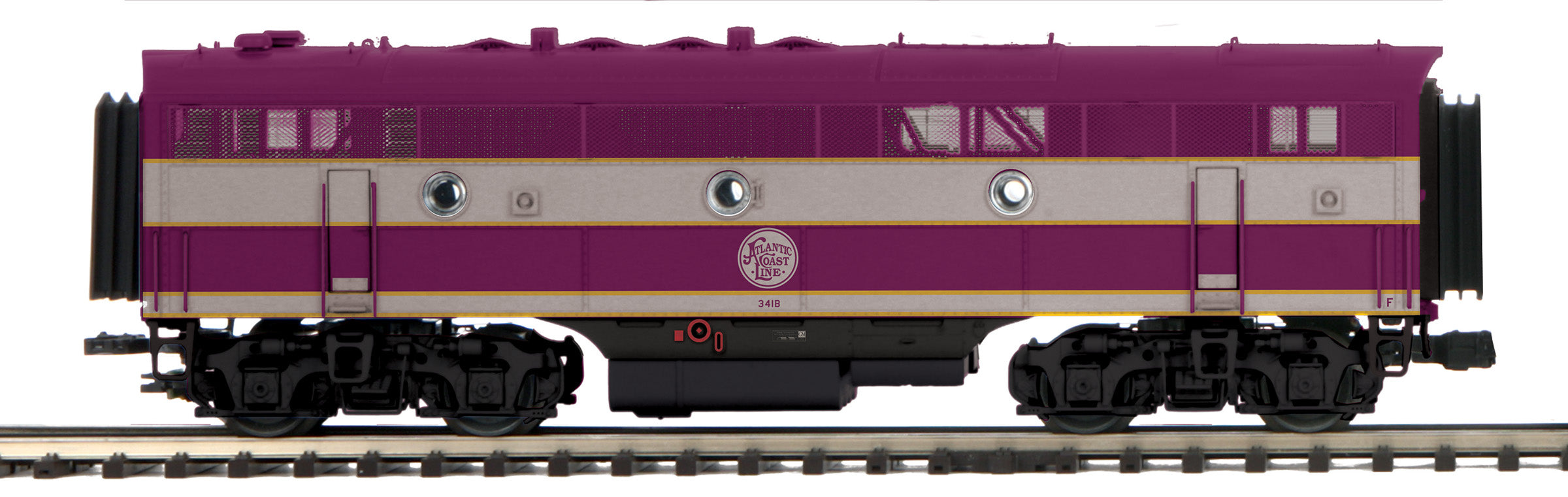 MTH 20-21584-1 Atlantic Coast Line F-3 A-Unit & MTH 20-21584-3 F-3 B Unit Non Powered Diesel-AB Set-Second hand-M5674