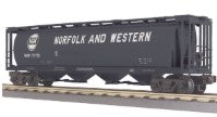 Rail King 30-7599 Norfolk & Western 4 Bay Cylindrical Hopper Car-Second hand-M5728