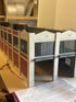 Korber Building MRS1132 2 Stall Engine House (Brick) with LED Lights Inside LOCAL PICKUP ONLY-Second hand-M6107