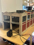 Korber Building MRS1132 2 Stall Engine House (Brick) with LED Lights Inside LOCAL PICKUP ONLY-Second hand-M6107