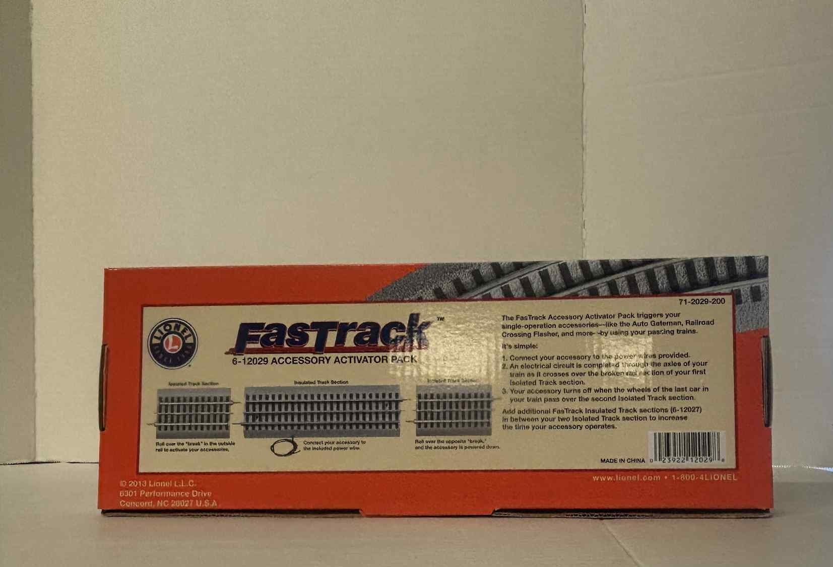Lionel 6-12029  FasTrack Accessory Activator Pack-Second hand-M6182
