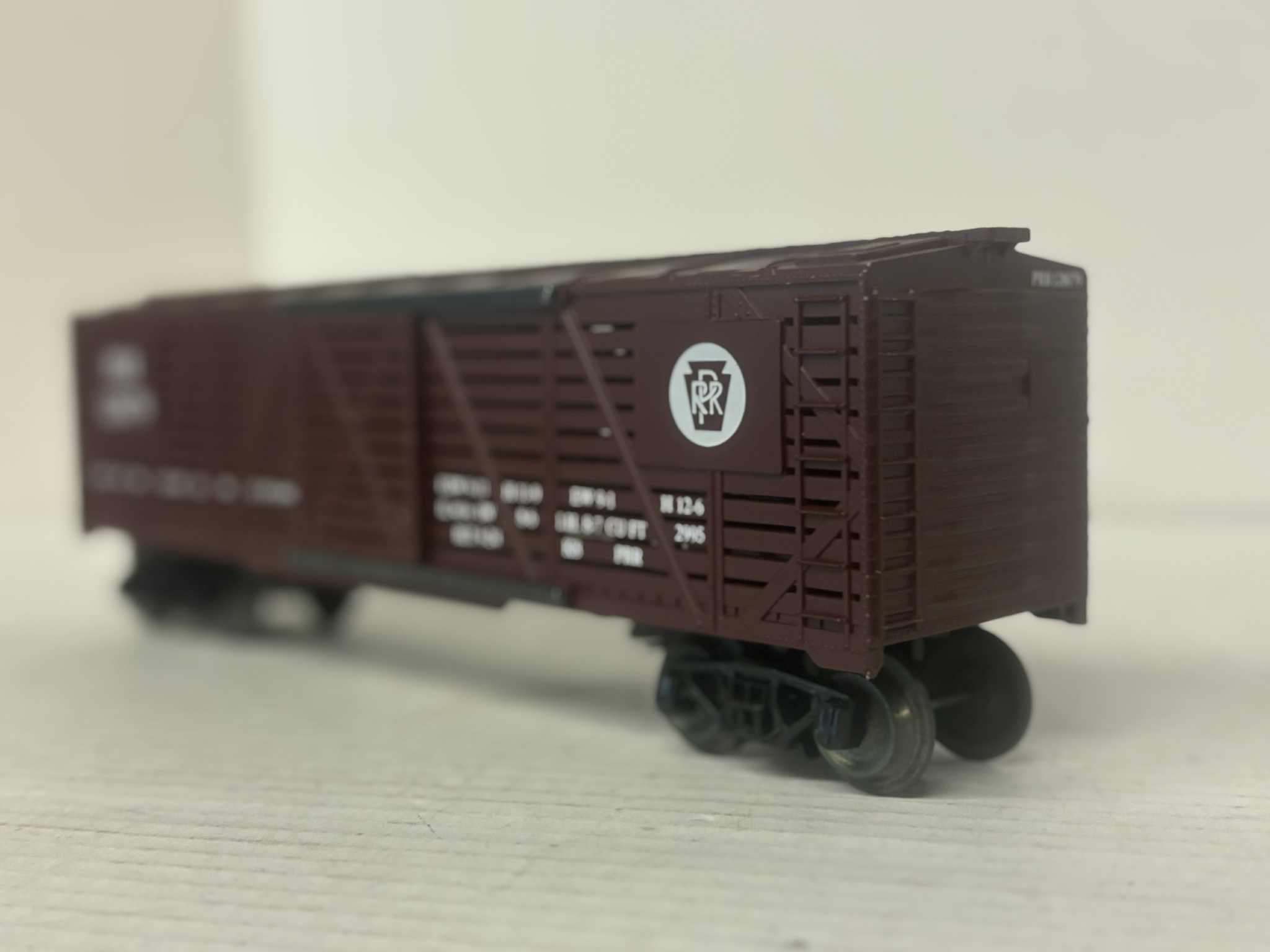 QSI Cow sounds equipped PRR #128079 Stock Car-Second hand-M6370