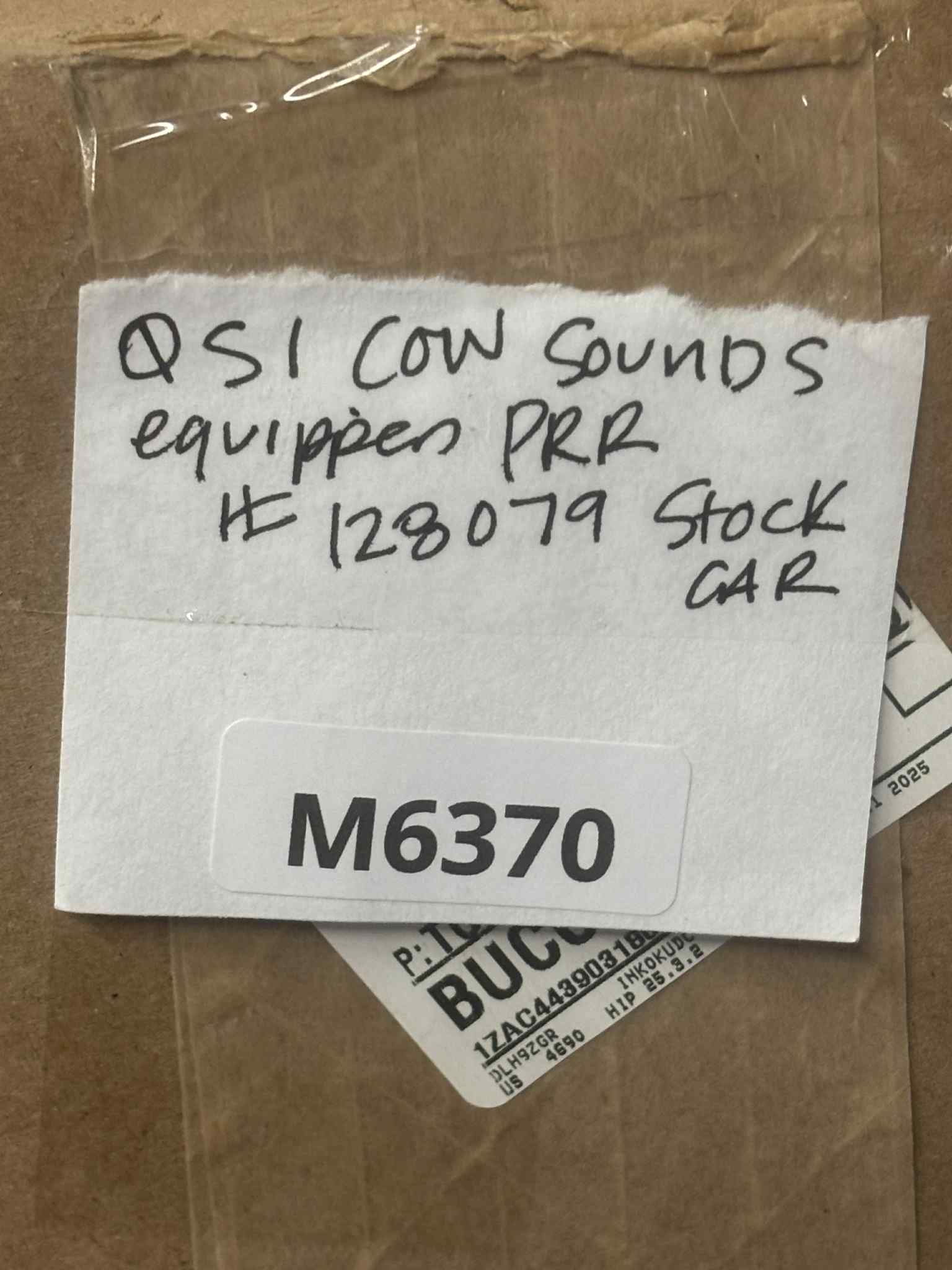 QSI Cow sounds equipped PRR #128079 Stock Car-Second hand-M6370