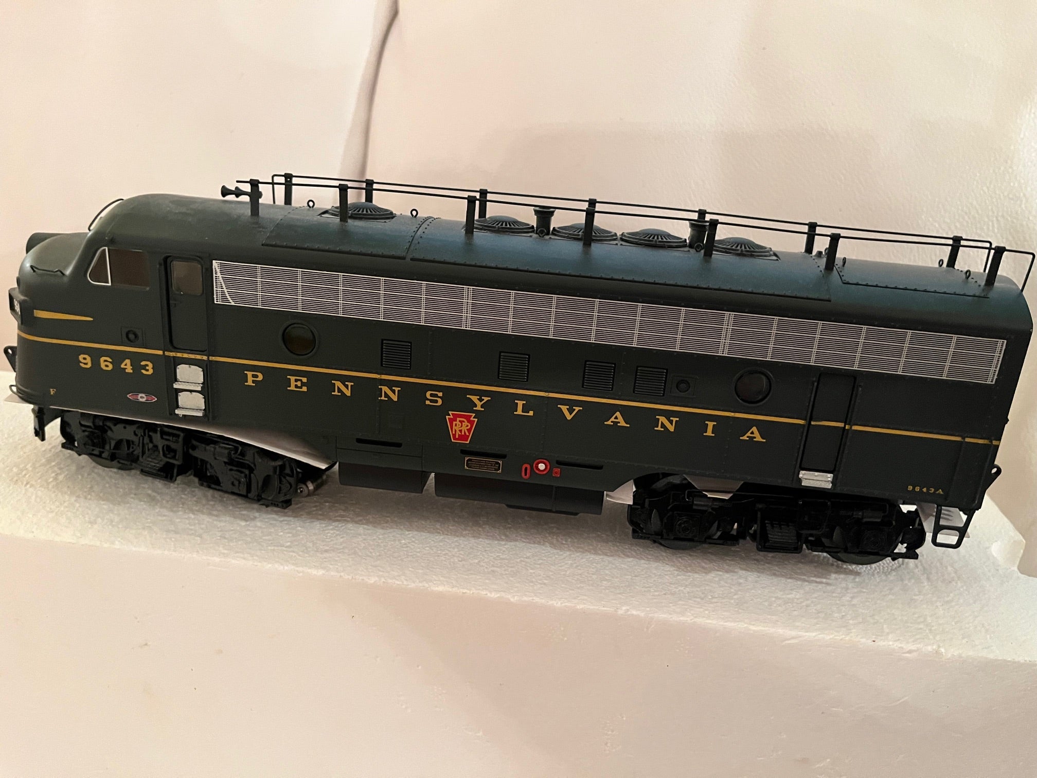 Lionel Pennsylvania TMCC F7 ABA Diesel (PWR A#9642, NON PWD B #9642B, NON PWD A #9643)-Second hand-M6774F