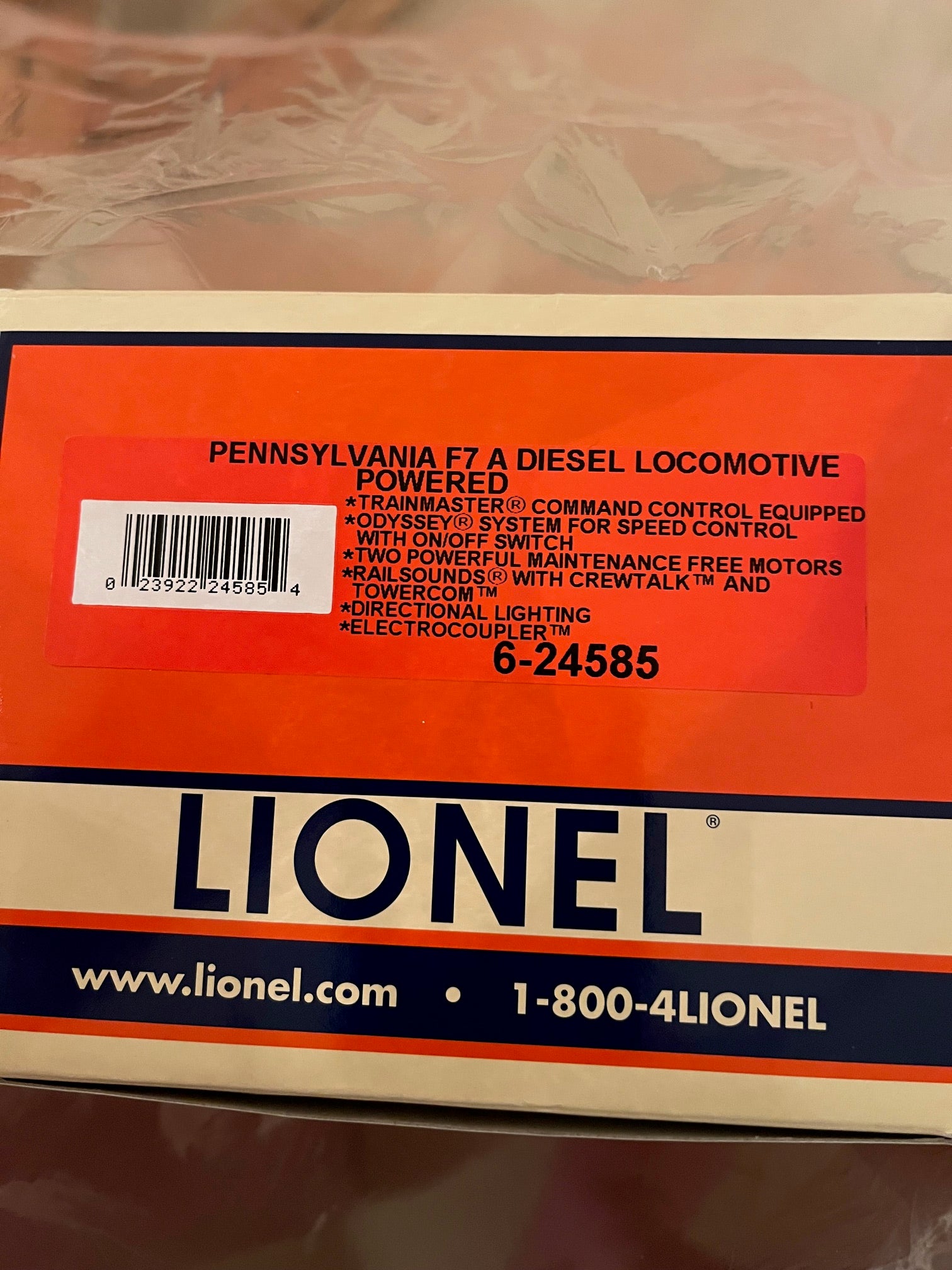 Lionel Pennsylvania TMCC F7 ABA Diesel (PWR A#9642, NON PWD B #9642B, NON PWD A #9643)-Second hand-M6774F