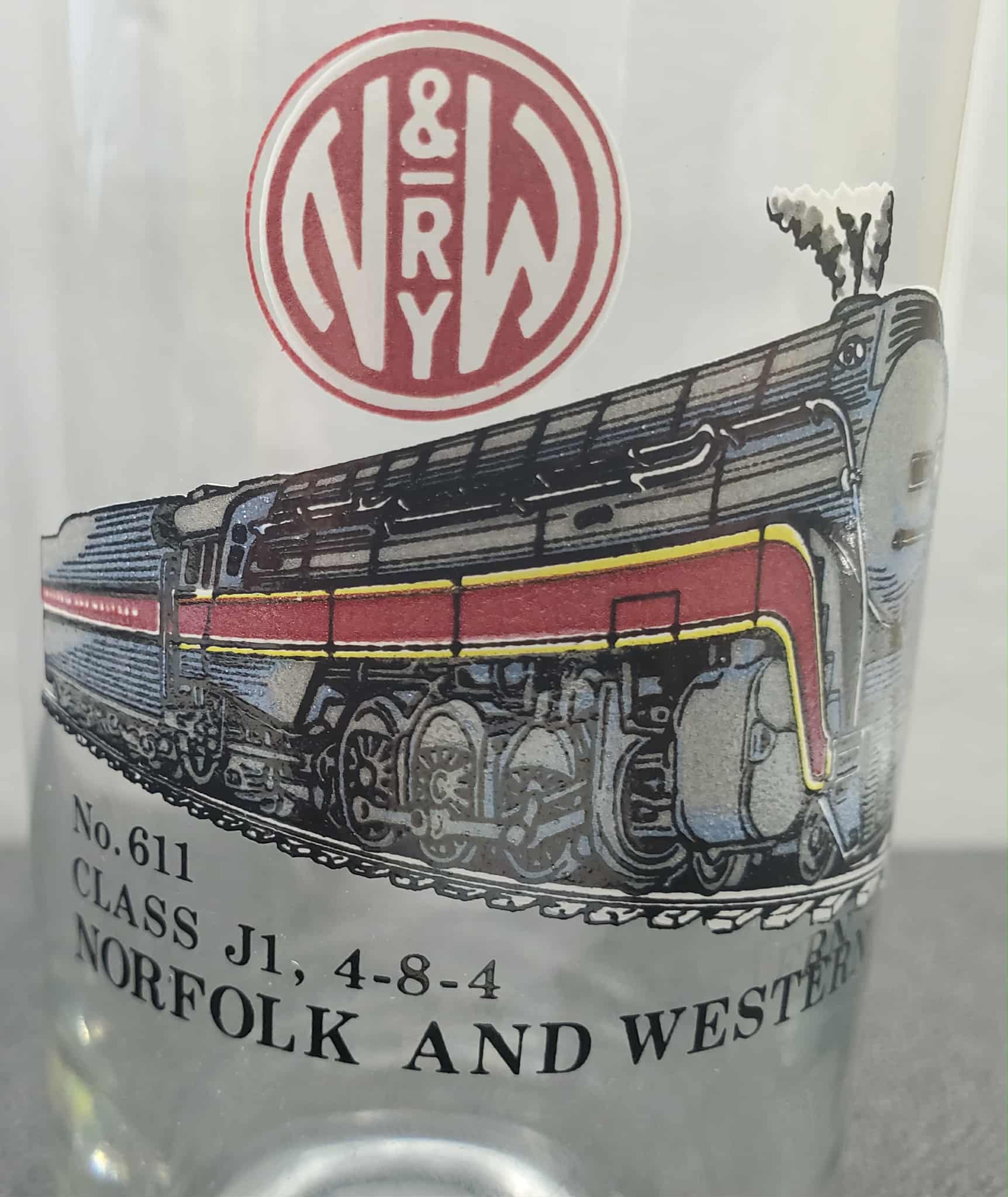 Train Glassware Set of 4-Second hand-M6825