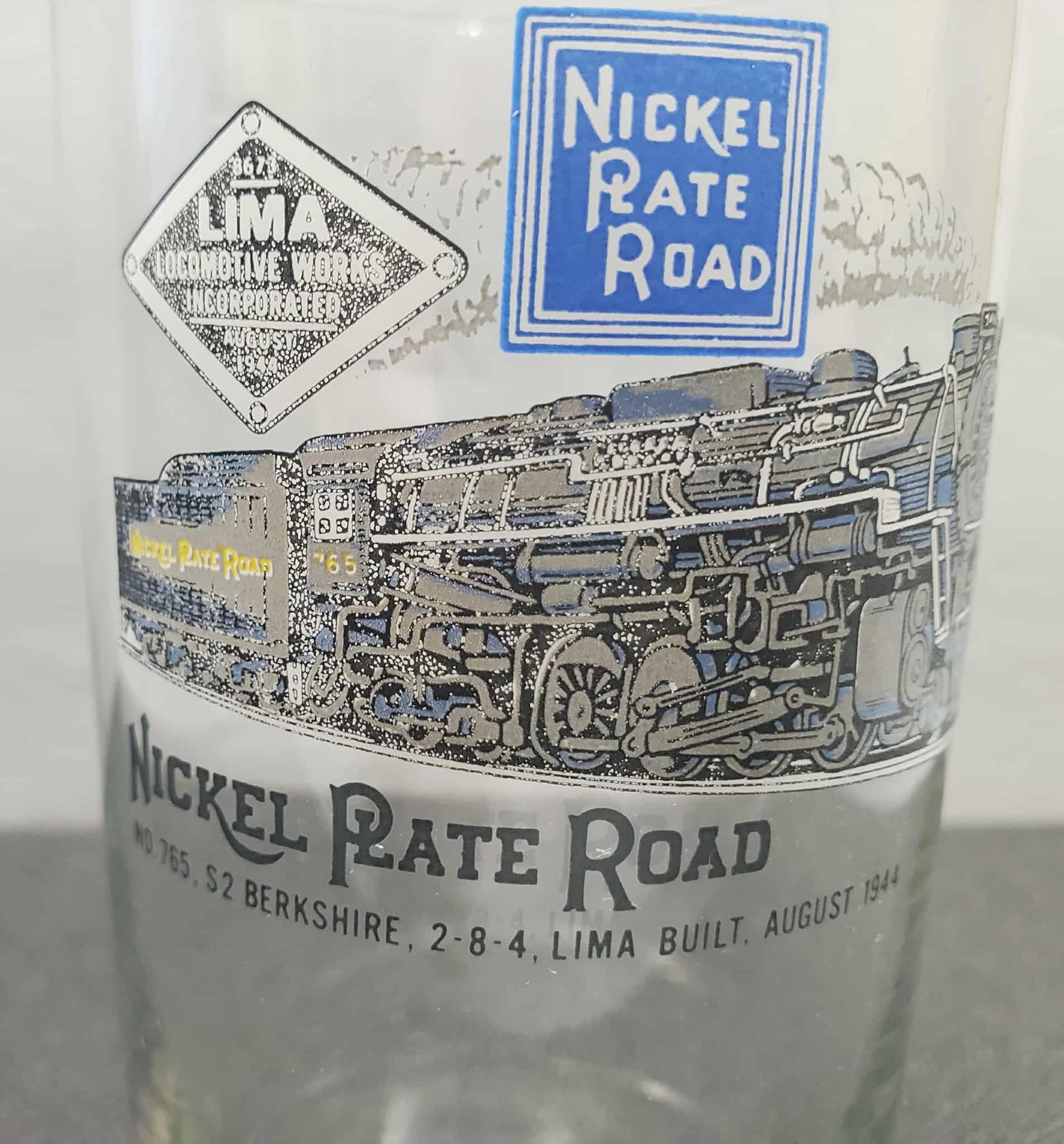 Train Glassware Set of 4-Second hand-M6825