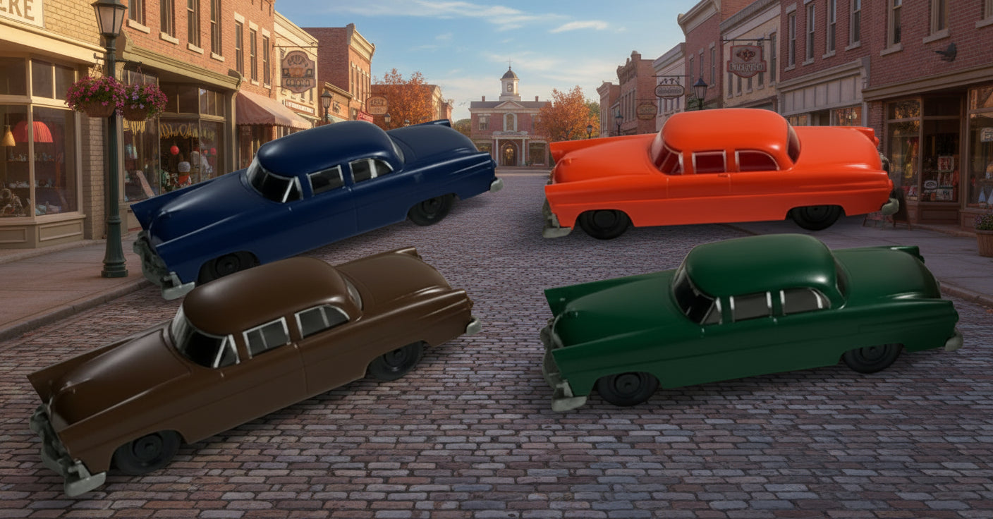 Lionel 6-52153 LCCA Four Vintage Lionel Automobiles -Second hand-M6985