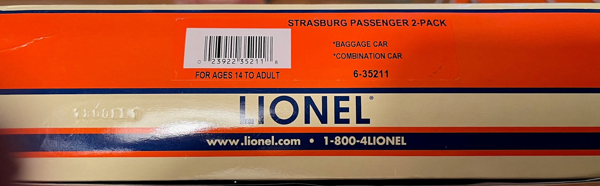 Lionel 6-35211 Strasburg Baby Madison Add On Passenger Cars-2010 Release-Second hand-M7033