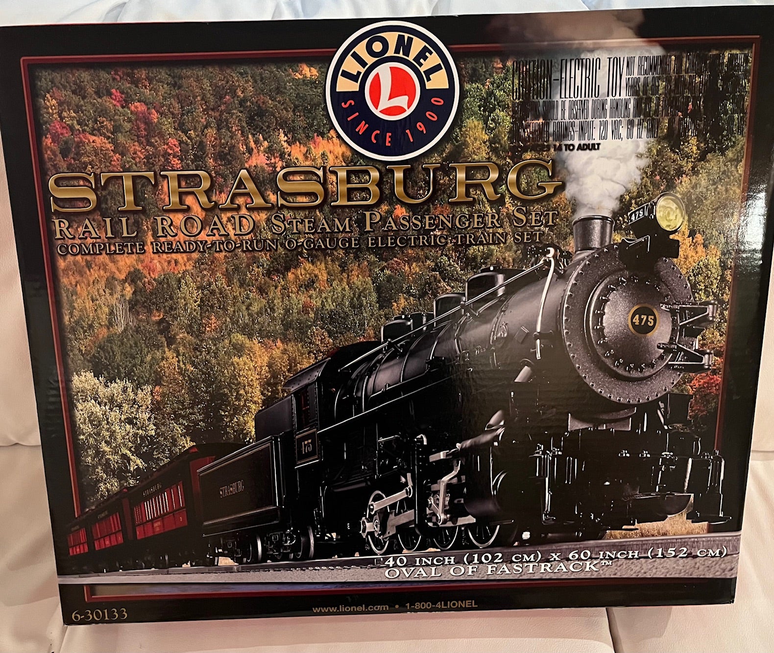 Lionel 6-30133 Strasburg Rail Road Steam Passenger Set-Second hand-M7086