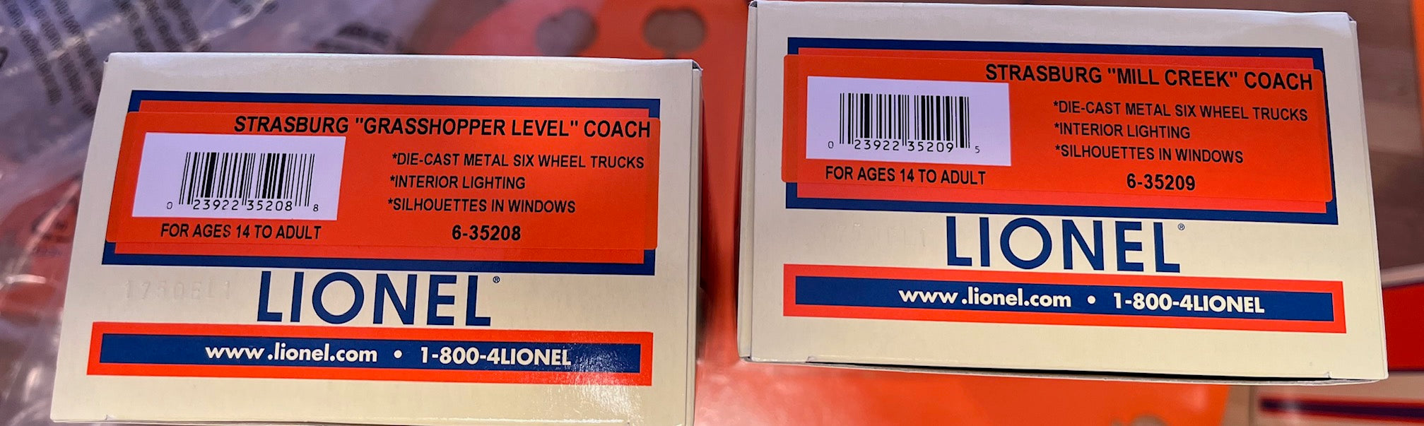 Lionel 6-30133 Strasburg Rail Road Steam Passenger Set-Second hand-M7086