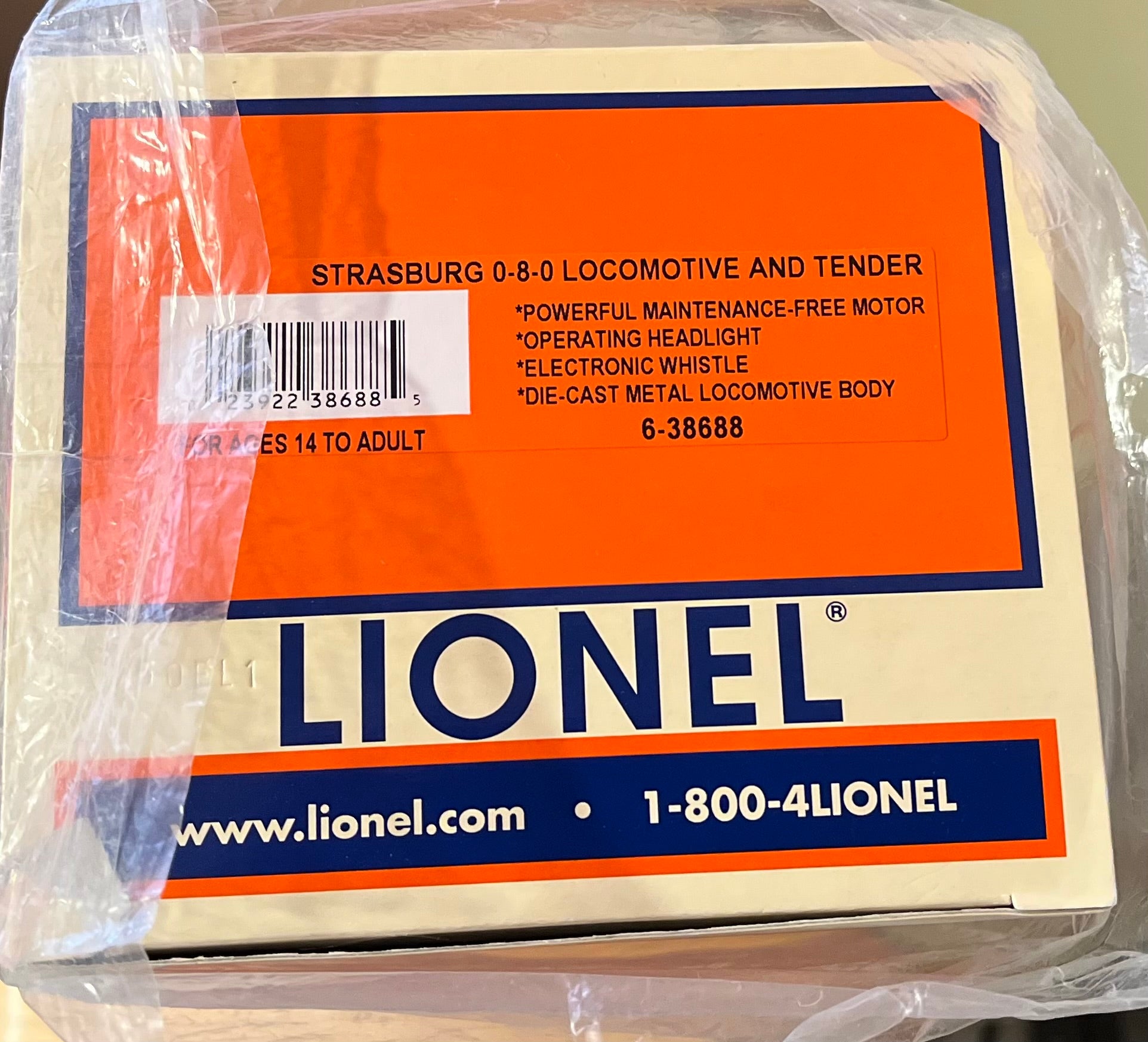 Lionel 6-30133 Strasburg Rail Road Steam Passenger Set-Second hand-M7086