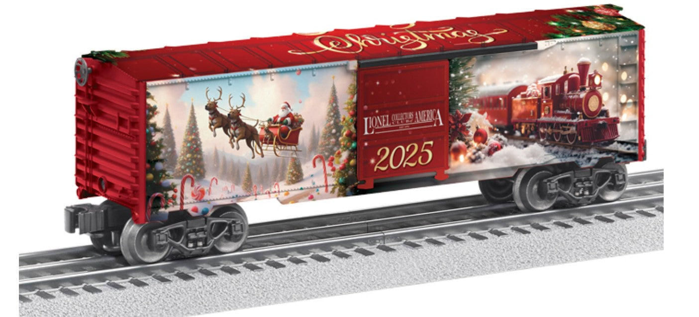 Lionel 2501620 LCCA 2025 Christmas Boxcar-Second hand-M7295