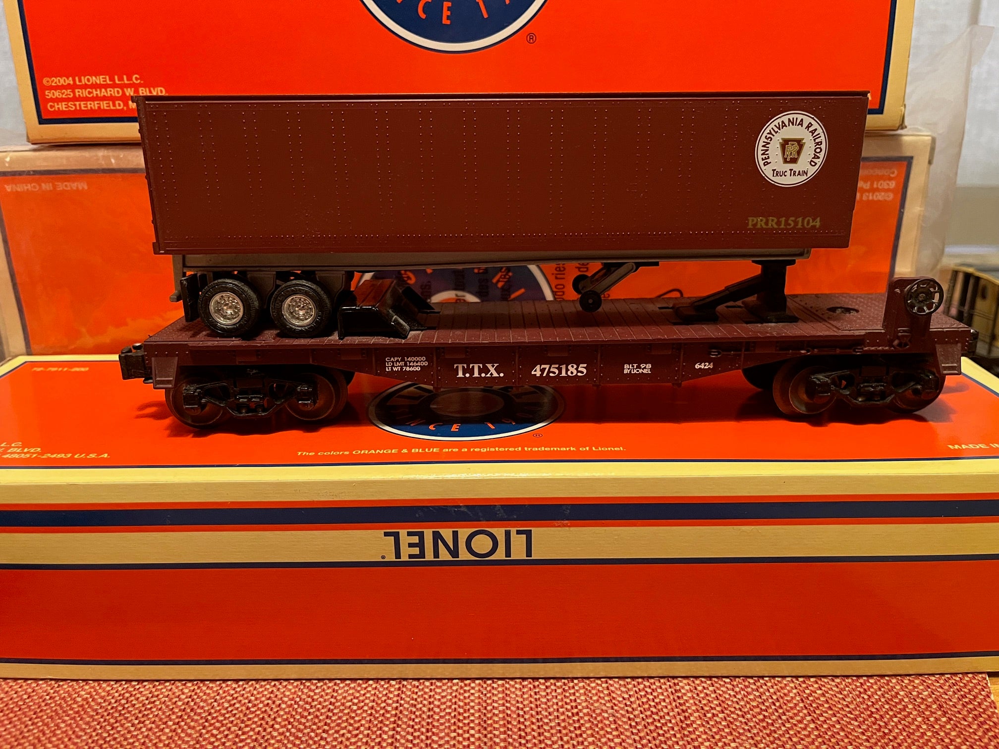 Lionel 6-21751 Pennsylvania Rolling Stock 4 Pack-Second hand-M7563
