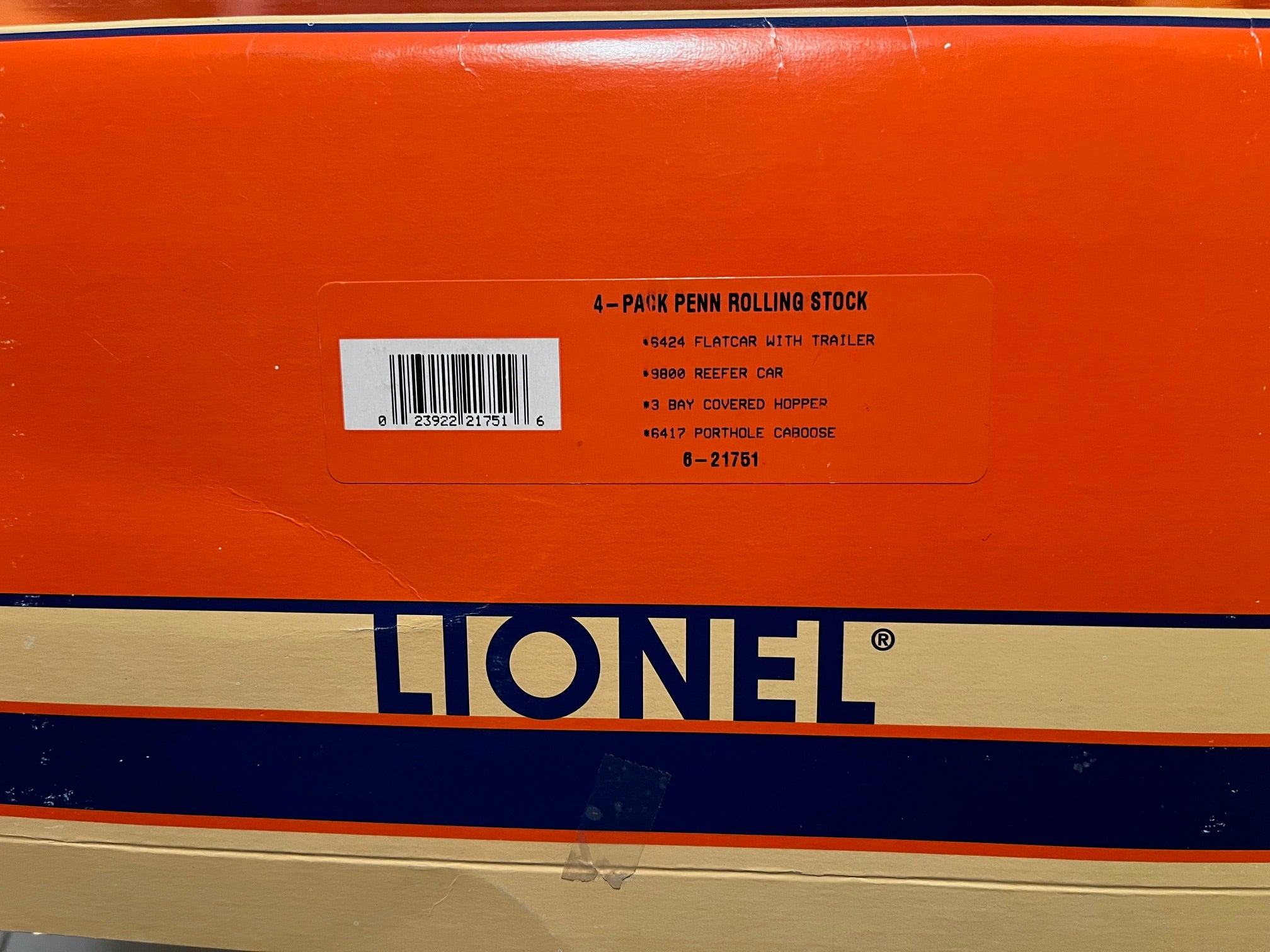 Lionel 6-21751 Pennsylvania Rolling Stock 4 Pack-Second hand-M7563