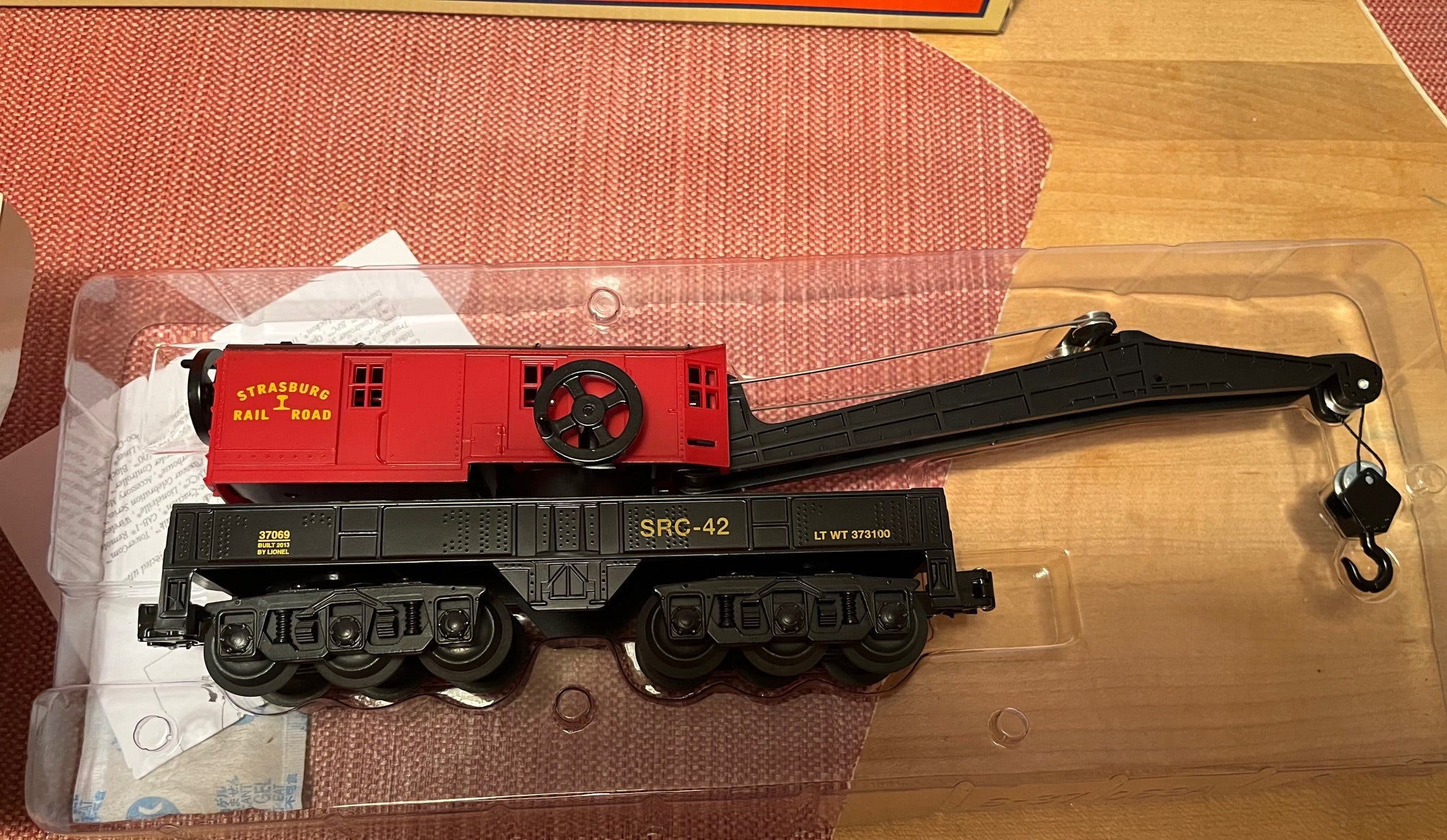 Lionel 6-47069 Strasburg Railroad Crane Car-Second hand-M7566