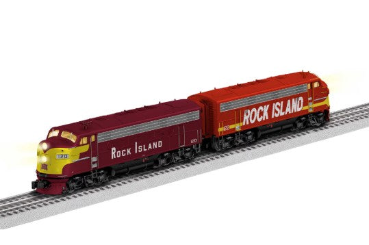 Lionel 2433210 Rock Island LEGACY F7 AA PWD Locomotives-Second hand-M7834