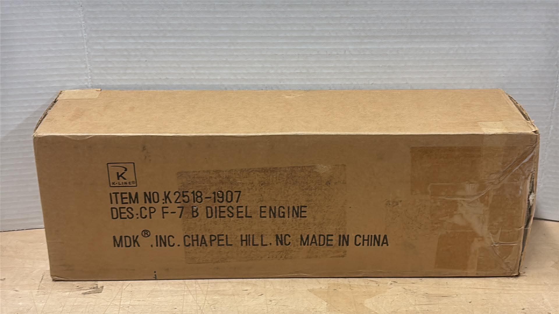 K Line K2518-1907 Canadian Pacific F-7 B Diesel Dummy-Second hand-M7950