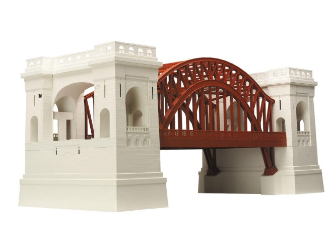 Rail King 30-9020 Hell Gate Bridge Gray & Red-Second hand-M8187