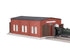 Rail King 30-9030 Engine Shed Red w/ Gray Roof-Second hand-M8190