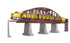Rail King 40-1031 Rust Streel Arch Bridge-Second hand-M8196