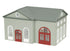 Rail King 30-90007 Public Works Building Gray & White-Second hand-M8229