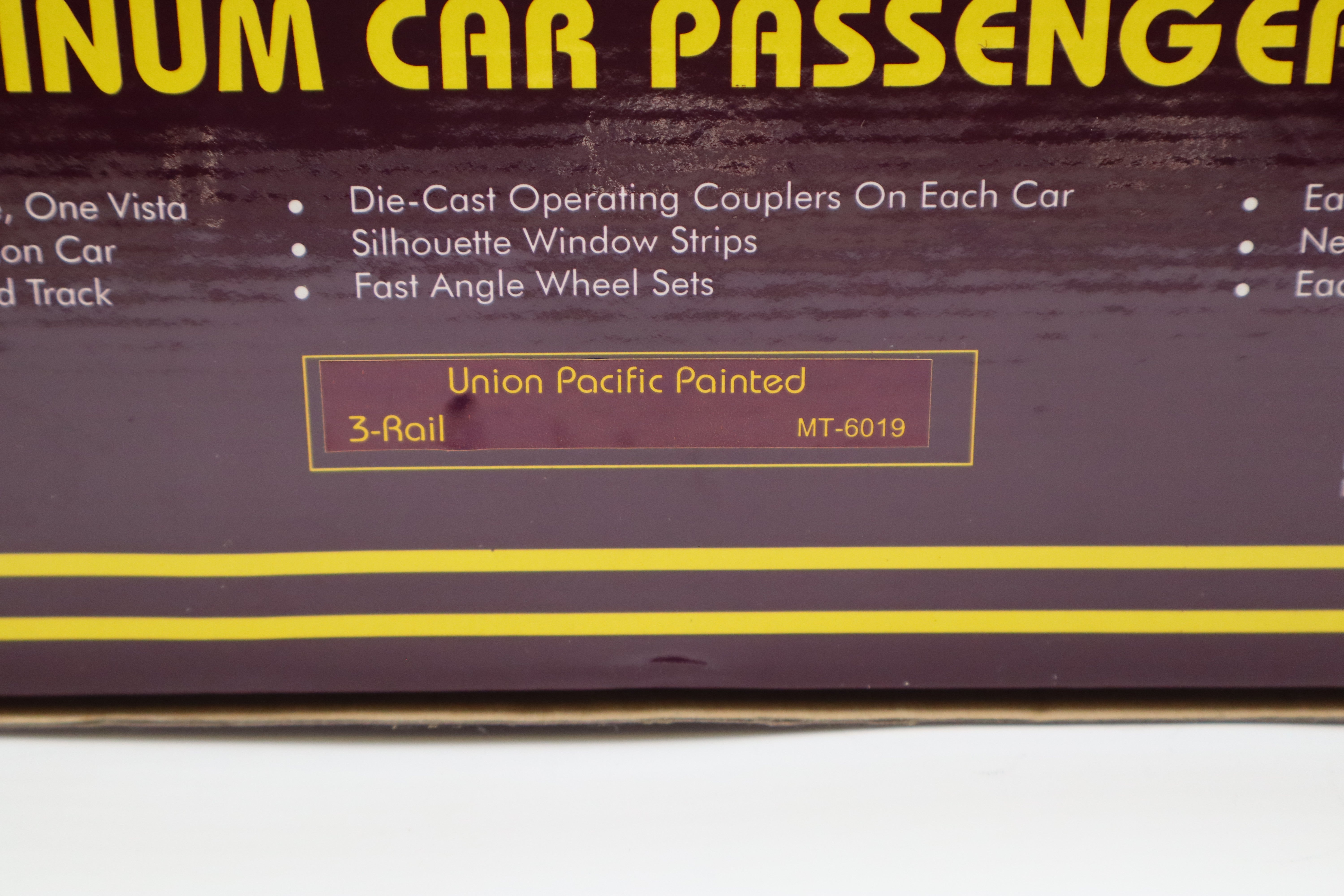MTH MT-6119 & MT-6019 Union Pacific Painted 60' Aluminum 6 Car Set-Second hand-M8378