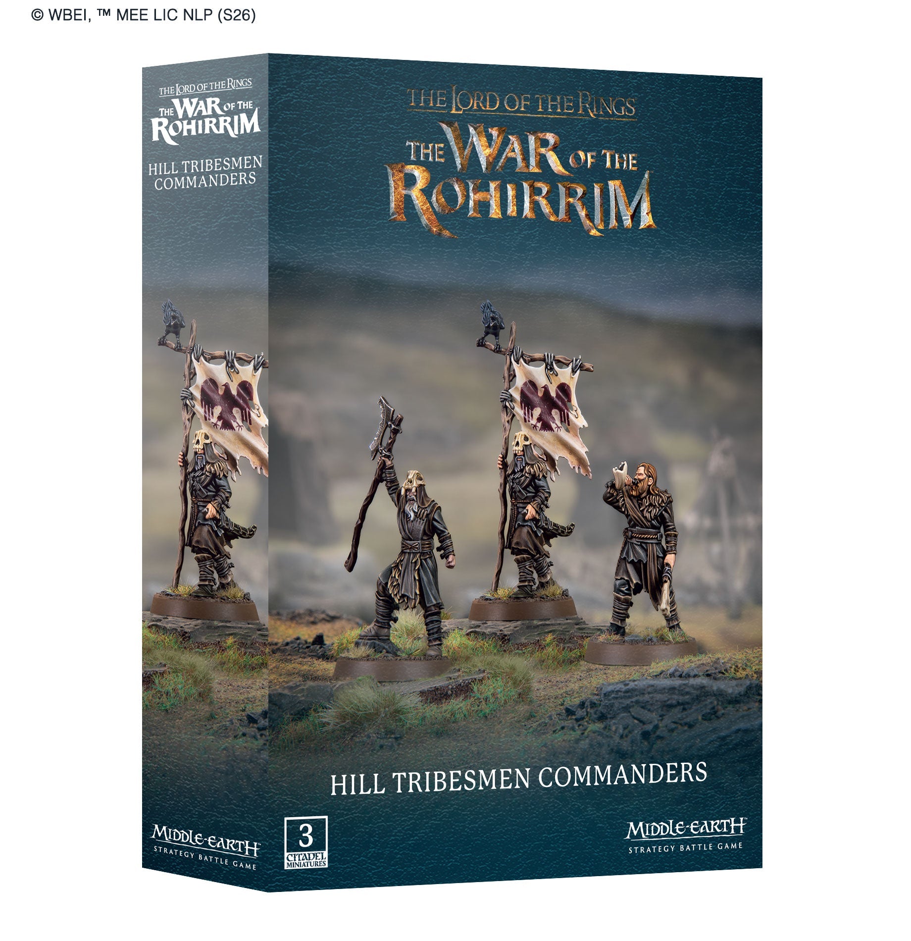 Games Workshop 30-101 - Middle-Earth Strategy Battle Game - Hill Tribesmen Commanders