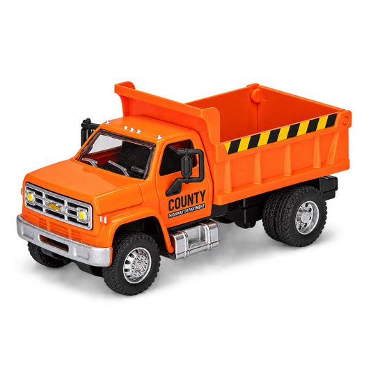 Menards - 1973 Chevy County Dump Truck (Orange) - 1/48 Scale